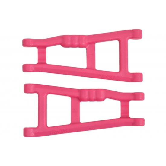 Rear A-Arms, Pink, for Traxxas Electris Rustler and Stampede