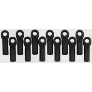 RPM Long Rod Ends, Replaces Traxxas #5525, Black