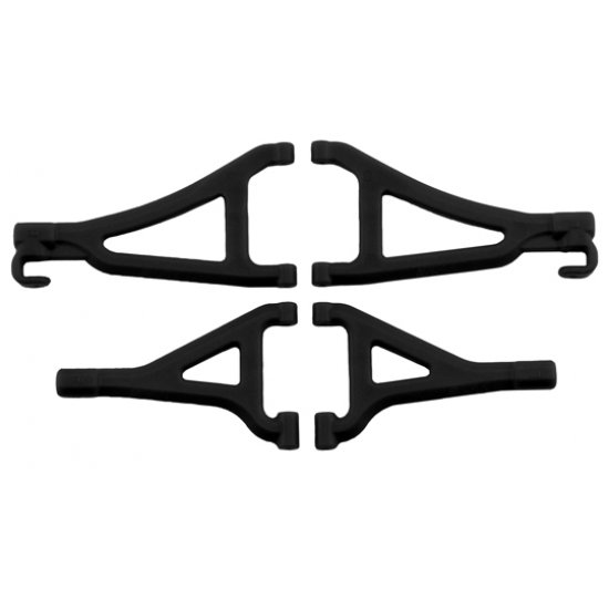 Front Upper/Lower A-Arms, for Traxxas 1/16 E Revo, Black
