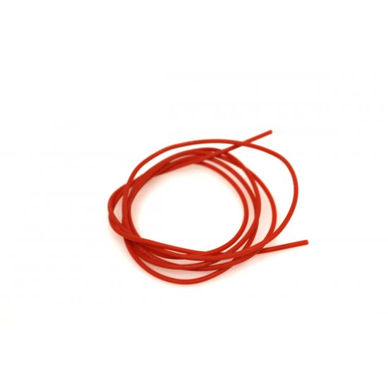 22 Gauge Silicone Wire, 3' Red 