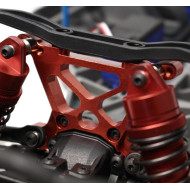 Racer Edge Front Shock Tower- Aluminum Slash 4x4 , Red