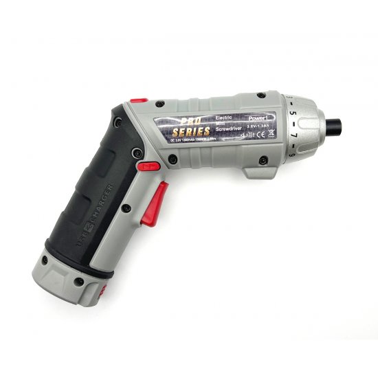 Cordless Drill with Clutch & Metric Tip Set (1.5/2.0/2.5/3mm)