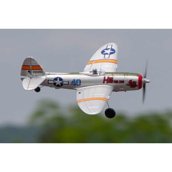 P-47 Thunderbolt Micro RTF Airplane with PASS (Pilot Assist Stability Software) System