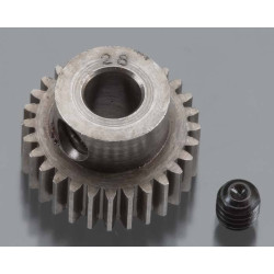 HARD 48 PITCH MACHINED 28T PINION 5M/M BORE