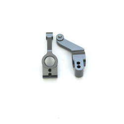 Aluminum Rear Hub Carriers, Gun Metal for Traxxas Slash & Hoss 4x4 (2pcs)