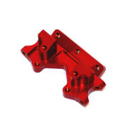 Aluminum Front Bulkhead, Stampede/Rustler/Bandit/Slash, Red