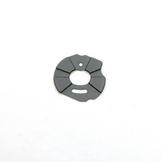 Aluminum Motor Heatsink Plate, Gun Metal, for Traxxas Slash 2wd