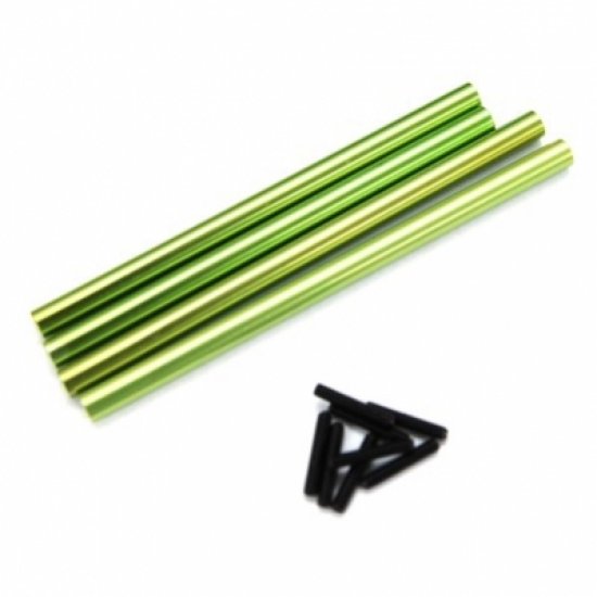Alloy 311-313mm Front & Rear Lower Links, SCX10, Green
