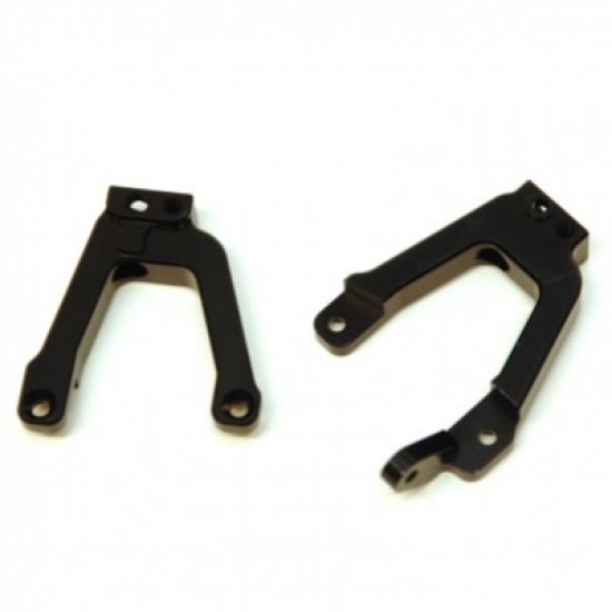 Aluminum Front Shock Towers w/Panhard Link Mount for SCX10 II,Black