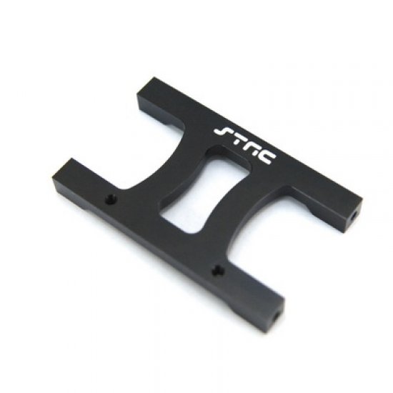 CNC Machined Aluminum Heavy Duty Chassis Center H Brace, for Axial SCX10/SCX10 II, Black