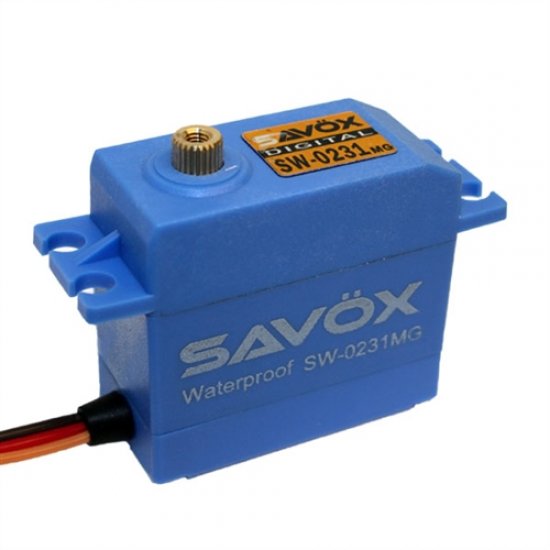 Savox Standard Waterproof  Digital Servo, 208.3 oz/in