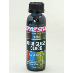 Gloss Black - Backer Paint, Aerosol Can 3.5oz
