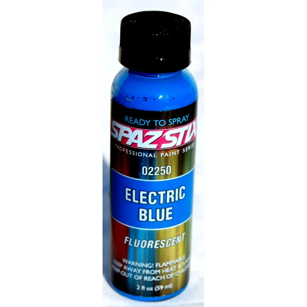 Spaz Stix Electric Blue Fluorescent Aerosol Paint 3.5oz (SZX02259)