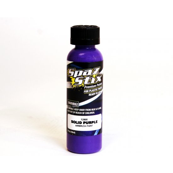 Spaz Stix Airbrush Paint, 2fl oz - Solid Purple