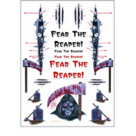 Spaz Stix Exterior Decal Sheet, Reaper