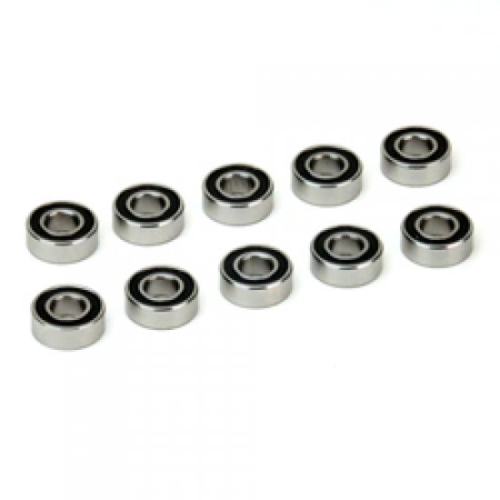 5x11x4 Rubber Sealed Ball Bearings, 1 bearing