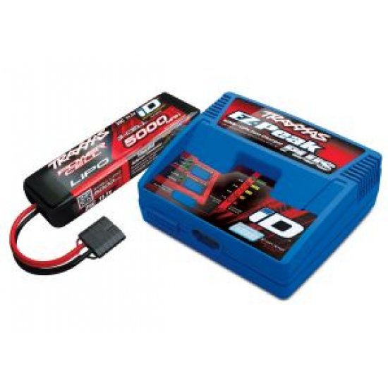Battery/charger completer pack (includes #2970 iD® charger (1), #2872X 5000mAh 11.1V 3-cell 25C LiPo iD® battery (1))