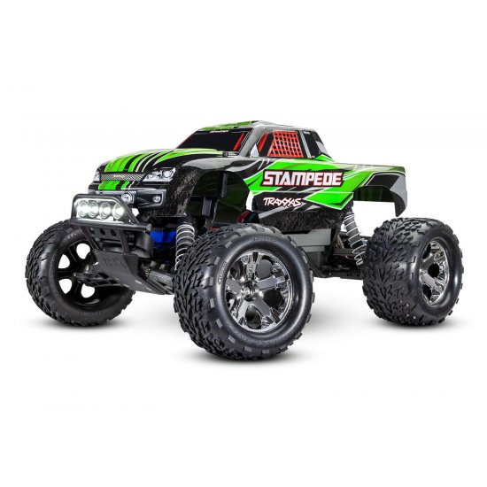  Stampede: 1/10 Scale Monster Truck w/USB-C RTR, Green