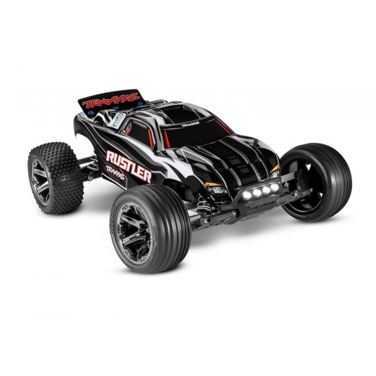 Rustler® 1/10 scale waterproof stadium truck. Fully assembled and Ready-To-Race®, with TQ™ 2.4GHz radio system, XL-5®
