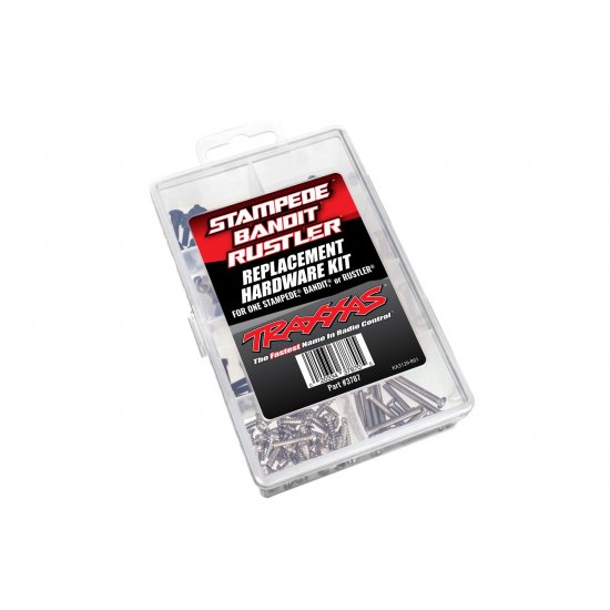 Hardware kit, Bandit®/Stampede®/Rustler® (contains all hardware used on Bandit®, Stampede®, or Rustler®)