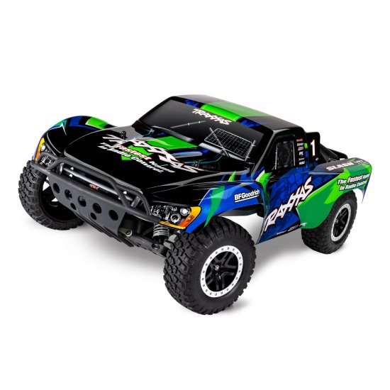 Slash VXL 1/10 scale 2WD short course truck. Fully assembled and Ready-To-Race®, Vxl, GRN