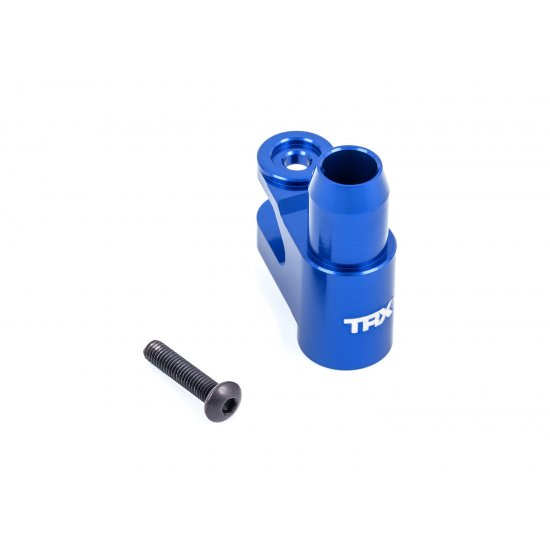 SERVO HORN STEERING ALUM BLUE