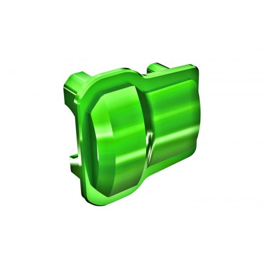 Axle cover, 6061-T6 aluminum (green-anodized)