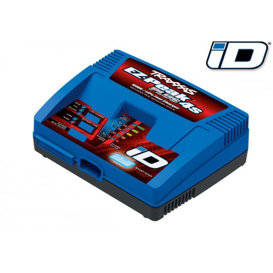 Charger, EZ-Peak® Plus 4s, 8 amp, NiMH/LiPo with iD® Auto Battery Identification