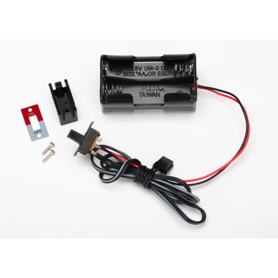 Traxxas 4 Cell Battery Holder W/ On-Off Switch