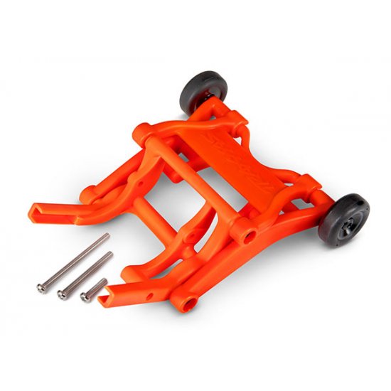 Wheelie bar, assembled (orange) (fits Slash, Bandit®, Rustler®, Stampede® series)