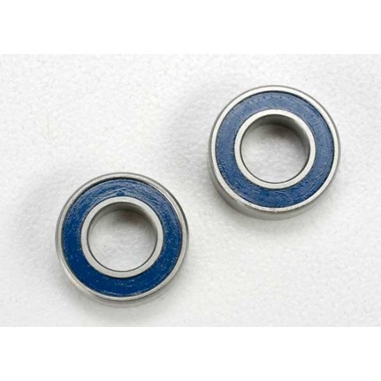  Ball Bearings, Blue Rubber Sealed (6x12x4mm) (2)