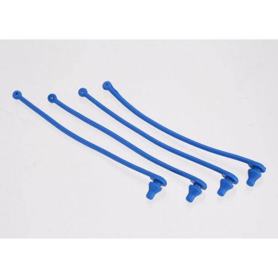 Traxxas Body Clip Retainer, Blue, 4pcs