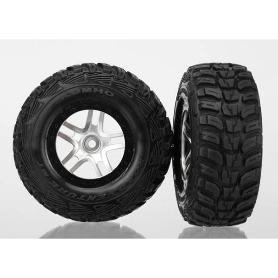Traxxas SCT Tire/Wheel Assembled 2/4WD Rear
