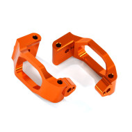 Orange Aluminum Caster Blocks (L&R) w/ Hardware