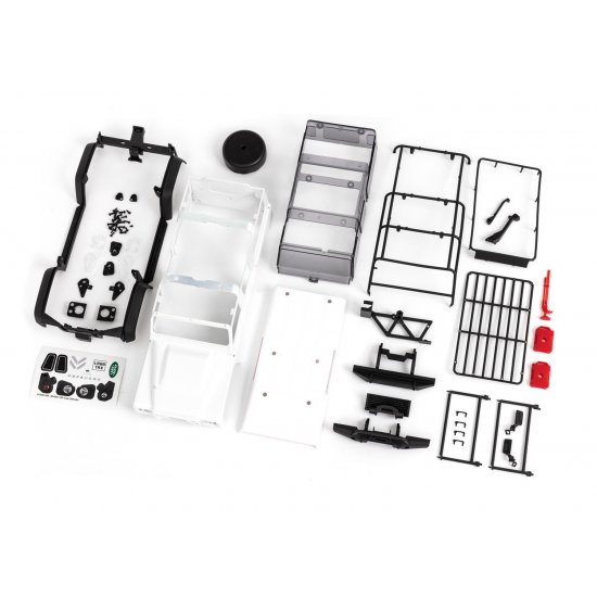 BODY TRX-4M DEFENDER WHITE