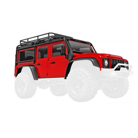 Body TRX-4M Defender Assembled, Red