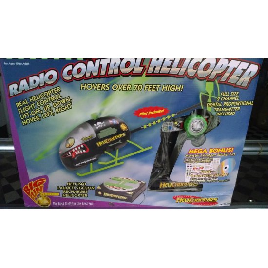 MTC8210  Helicopper Black with Green rotors