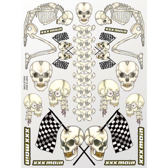 Skeletons Sticker Sheet